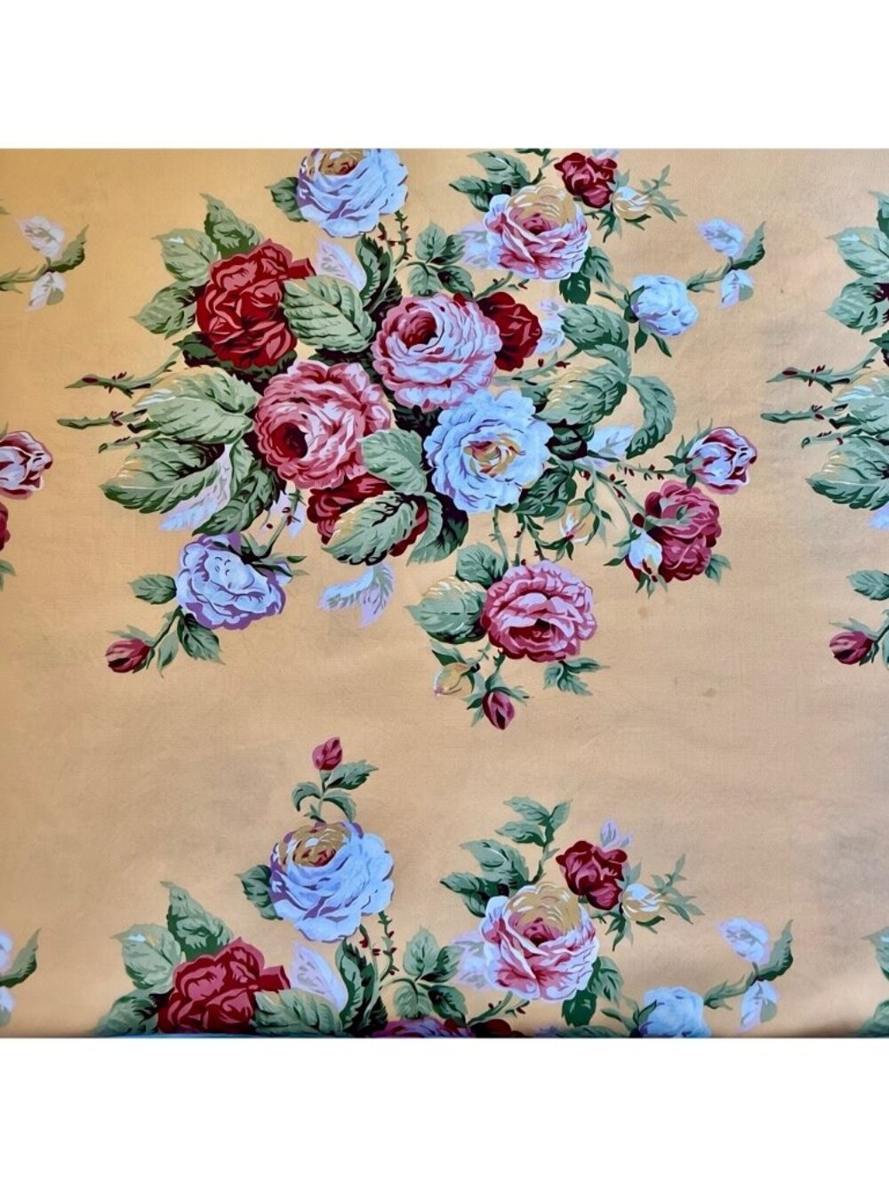 Vintage Ralph Lauren Home Sophie Brooke Queen Size Flat Sheet Floral 100% Cotton - Picture 3 of 8